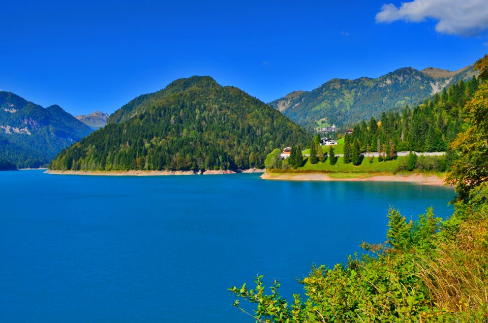 Summer nature mountains