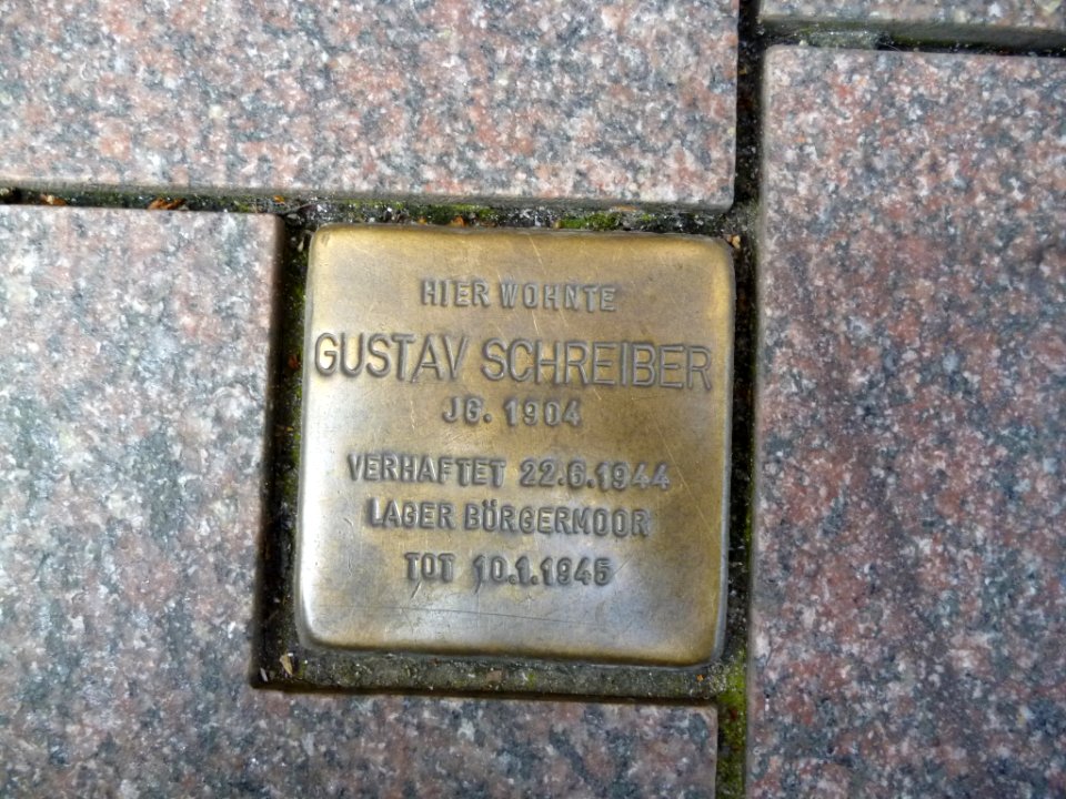 Stolperstein Flensburg Schreiber
