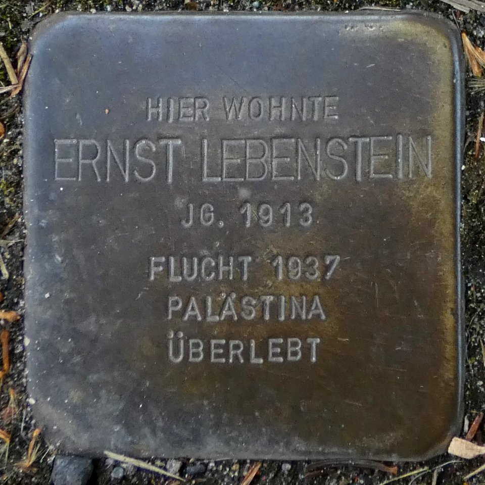 Stolperstein Markt 16 Stadtlohn Ernst Lebenstein