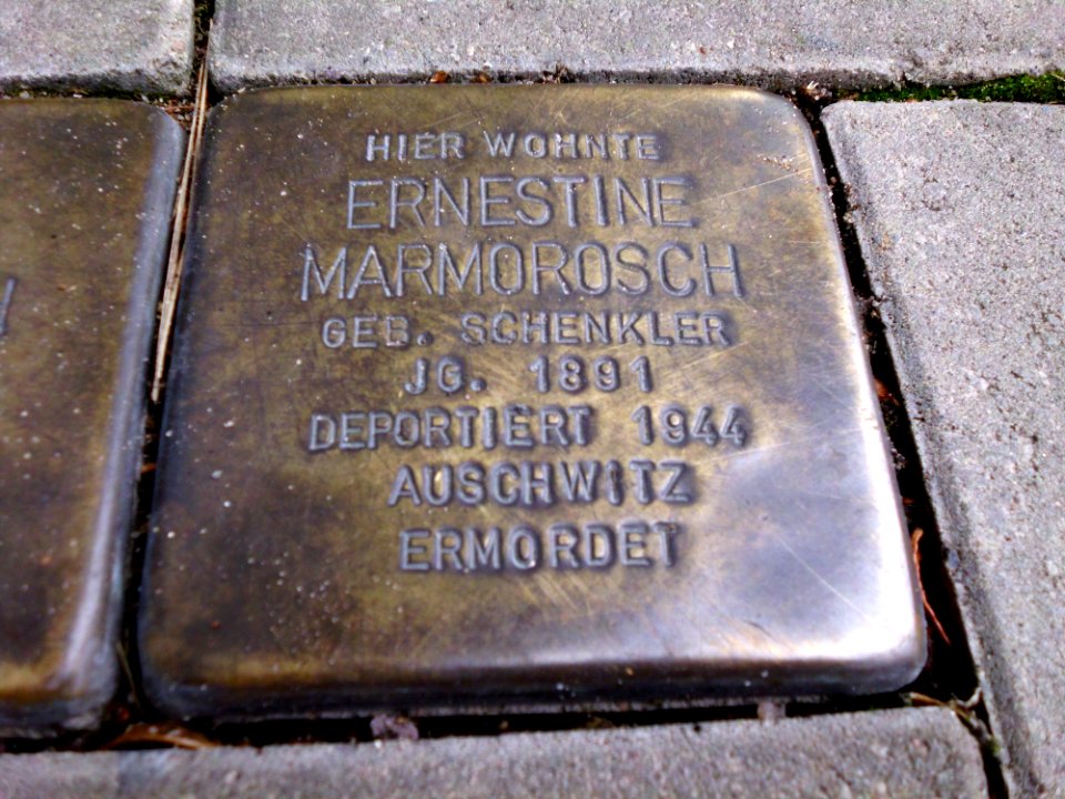 Stolperstein Ernestine Marmorosch