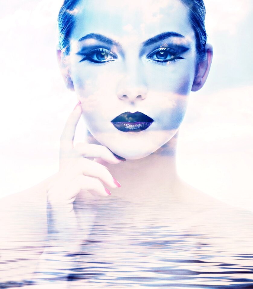 Blue beautiful mood