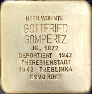Stolperstein Gottfried Gompertz