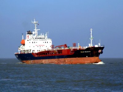 Stolt Kestrel p1 approaching Port of Rotterdam, Holland 08-Mar-2007