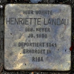 Stolperstein Kirchstraße 22 Südlohn Henriette Landau