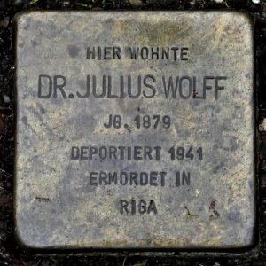 Stolperstein Kirchstraße 12 Südlohn Julius Wolff