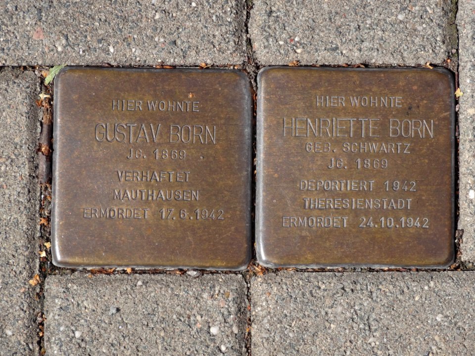 Stolpersteine Mittelstraße 36, Jena