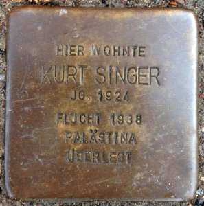 Stolpersteine Bremerhaven – Kurt Singer