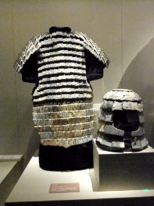 Stone armour, Warring States period, Shaanxi Institute of Cultural Relics and Archaeology Research