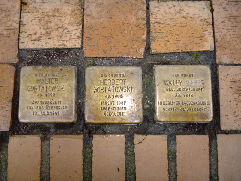 Stolpersteine Rendsburg Gortatowski