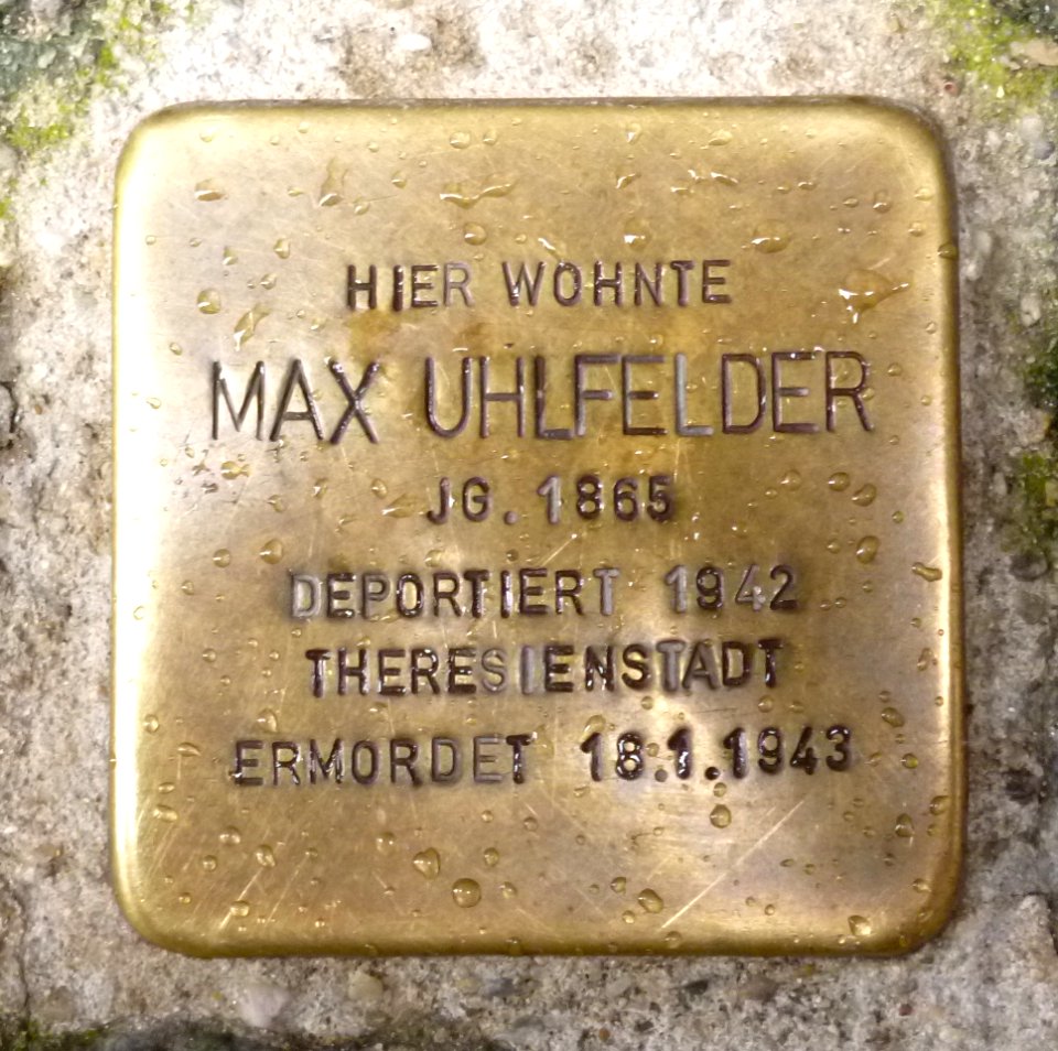 Stolpersteine Regensburg Uhlfelder