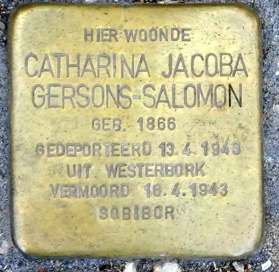 Stolpersteine Gouda Oosthaven31 2 (detail 4)