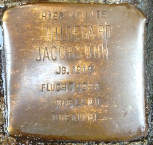 Stolpersteine Rotenburg (Wümme) – Hildegard Jacobsohn