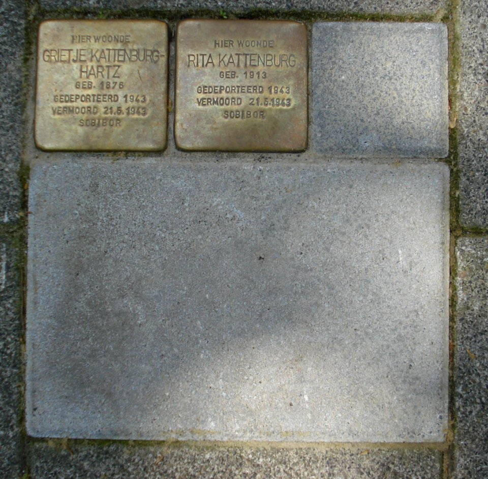 Stolpersteinen rotterdam graaf florisstraat33