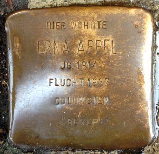 Stolpersteine Rotenburg (Wümme) – Erna Appel