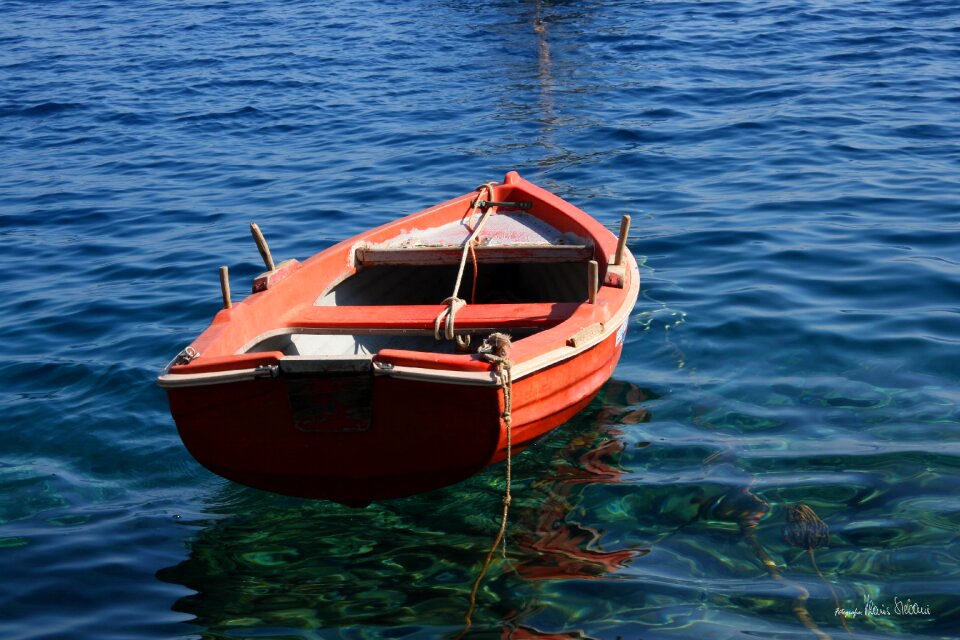 Santorini cyclades sea