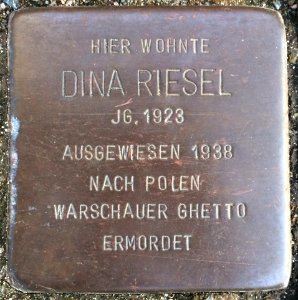 Stolpersteine Bremerhaven – Dina Riesel