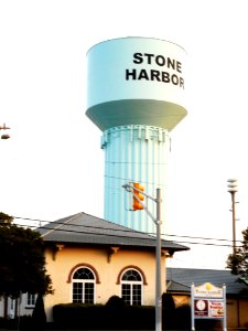 Stone Harbor NJ Pumping Station (1924) and Watertower