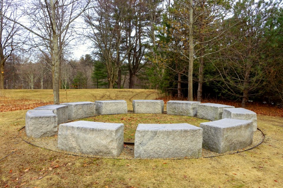 Stone circle - Phillips Academy Andover - Andover, Massachusetts - DSC05384