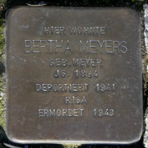 Stolperstein Dufkampstraße 33 Stadtlohn Bertha Meyers