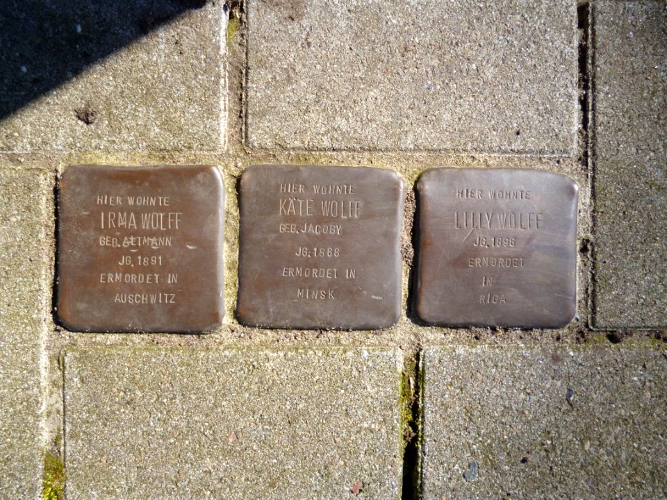 Stolpersteine Flensburg Wolff