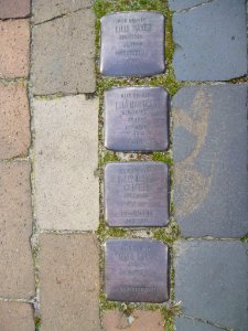 Stolpersteine Flensburg Mayer Hartkaese Crefeld Levin