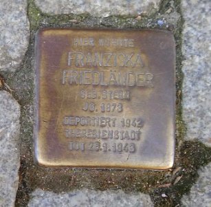 Stolperstein Kiel Franziska Friedländer
