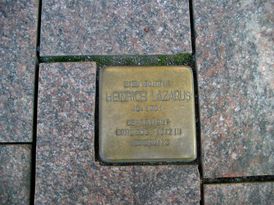 Stolperstein Flensburg Lazarus