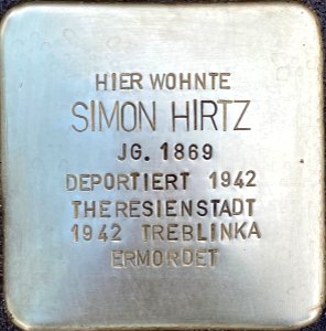 Stolperstein Simon Hirtz