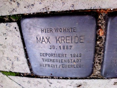 Stolperstein Max Kreide