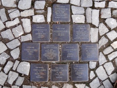 Stolpersteine Arnstadt Thomas-Mann-Straße 15