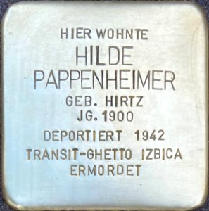 Stolperstein Hilde Pappenheimer