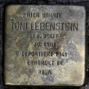 Stolperstein Kirchstraße 38 Südlohn Toni Lebenstein