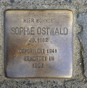 Stolperstein Kiel Sophie Ostwald