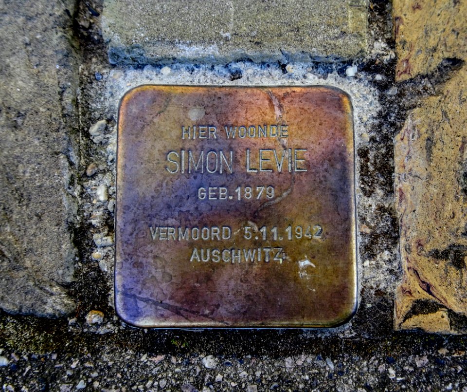 Stolperstein Zuidland - Hoofd 14 - 2018