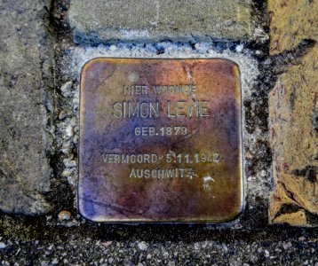 Stolperstein Zuidland - Hoofd 14 - 2018