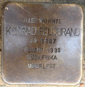 Stolpersteine Bremerhaven – Konrad Feldbrand