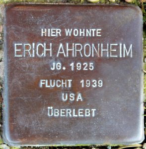 Stolpersteine Bremerhaven – Erich Ahronheim