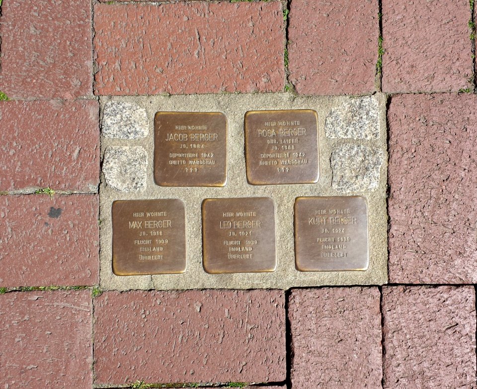 Stolpersteine Berger2 Wolfenbüttel