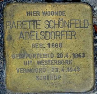 Stolpersteine Gouda Oosthaven31 6 (detail 3)