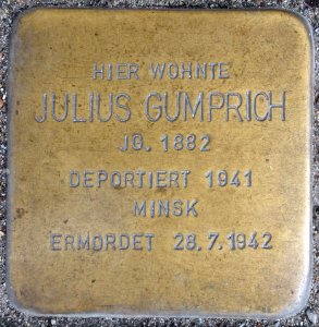 Stolpersteine Bremerhaven – Julius Gumprich