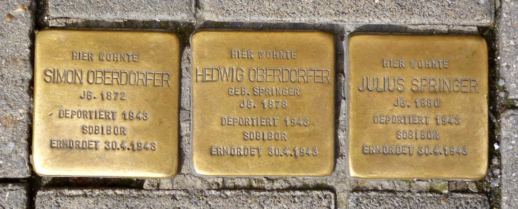 Stolpersteine Regensburg Oberdorfer Springer