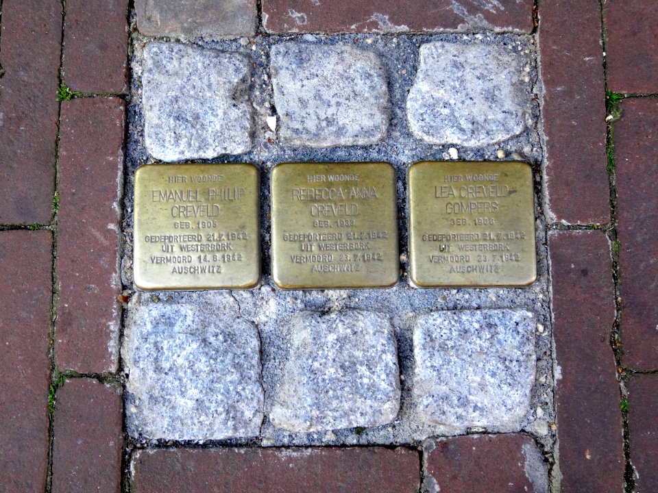 Stolpersteine Gouda Lange Groenendaal82