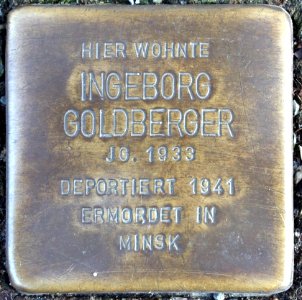 Stolpersteine Bremerhaven – Ingeborg Goldberger