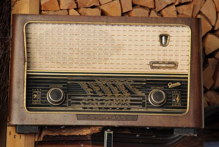 Radio device historically old radio photo