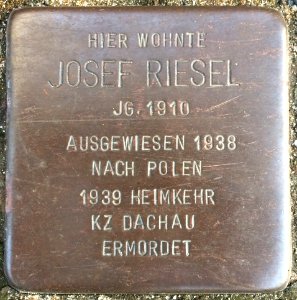 Stolpersteine Bremerhaven – Josef Riesel