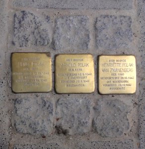 Stolpersteine Gouda Fluwelensingel33