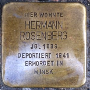 Stolpersteine Bremerhaven – Hermann Rosenberg