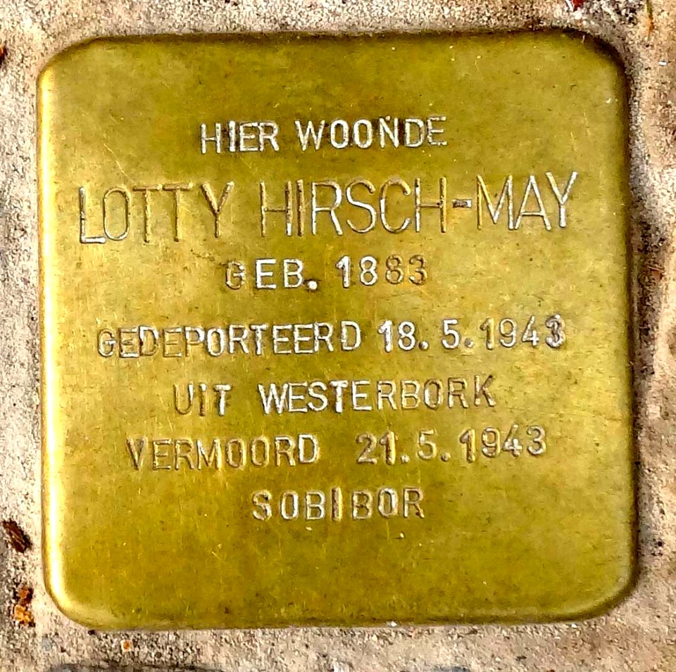 Stolpersteine Gouda Crabethstraat 51 (detail2)