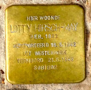 Stolpersteine Gouda Crabethstraat 51 (detail2)