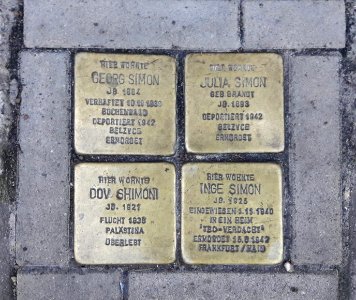 Stolpersteine Arnstadt Rosenstraße 20